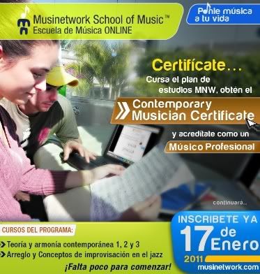 Musinetwork,jazz,cursos de musica,online,por internet,musica popular,teoria,armonia,arreglo,improvisacion