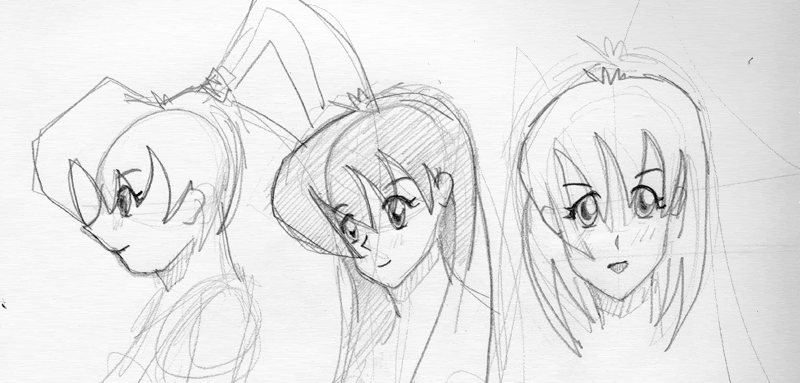 anime sketches