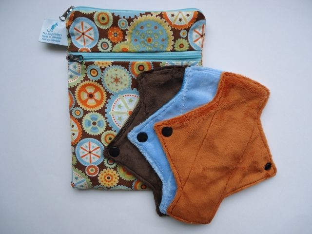 Gears Pantyliner Set with wetbag
