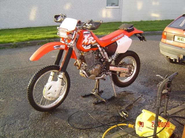 Honda xr400 fork guards #6