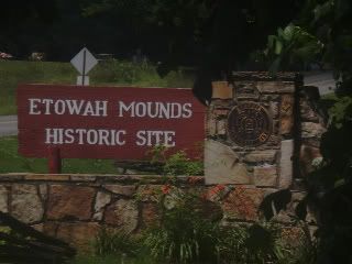 Etowah Mounds Historic Site Entrance Sign