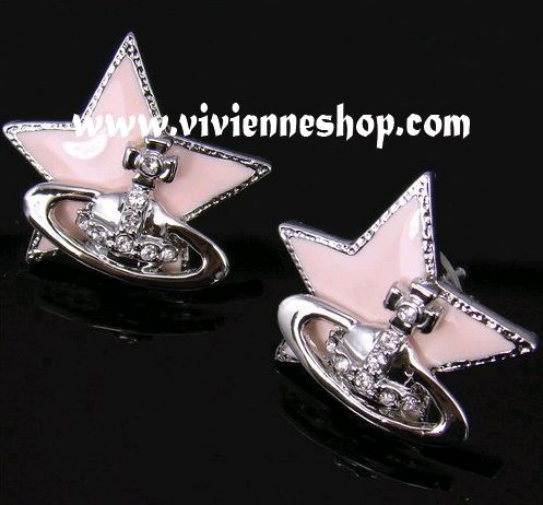 Vivienne westwood STAR STUD pink colour earring Pictures, Images and Photos