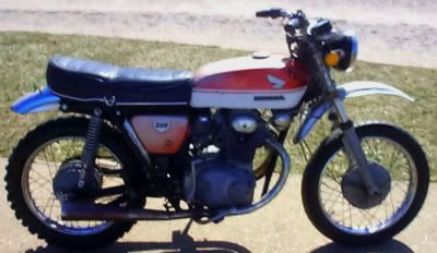 1969 Honda cb350 tank