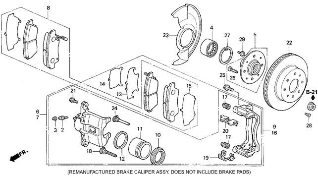 Honda civic brake pad installation #6