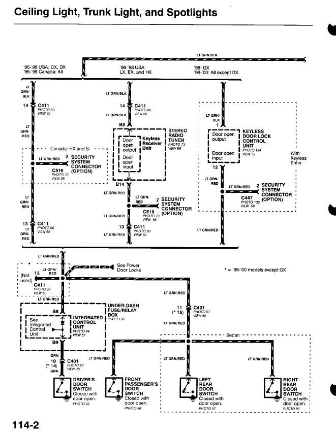 96 Honda prelude car stereo wiring diagram #6