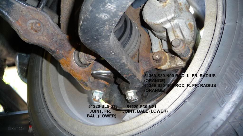 How to remove lower ball joint honda accord #3