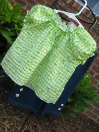 ~Daisy~ Peasant Top and Capris, Size 3 *SALE*