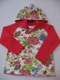 Asian Floral Hoodie, Size 2T/3T *SALE*