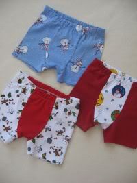 Holiday Boxers Trios, Size 4/5