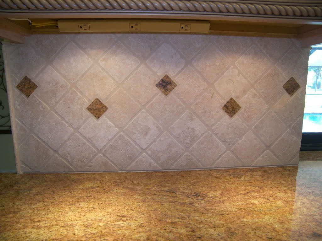 Should my backsplash tile be straight or diagonal???? - Kitchens ...