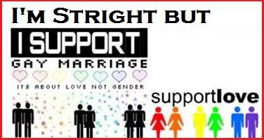 I'm Stirght but I support Gay Marriage Pictures, Images and Photos