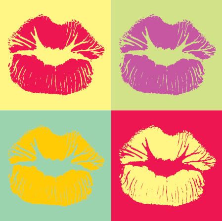 Pop Art Kisses