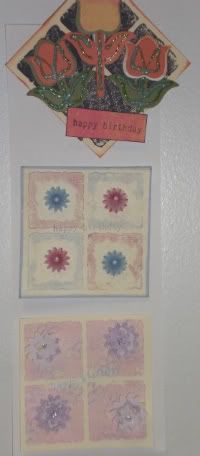 Sample completed block stamps