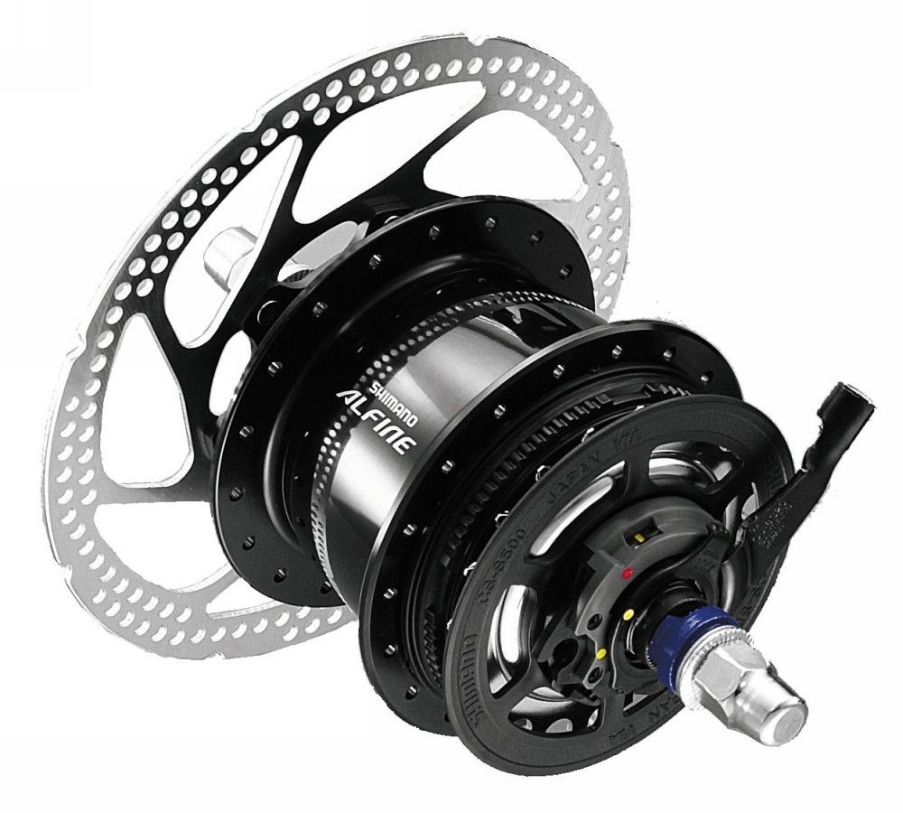 SHIMANO SGS700 ALFINE 11 SPEED INTERNAL HUB 36h BLACK eBay