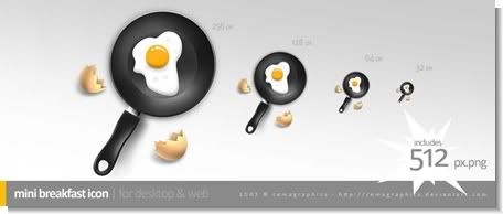 Mini Breakfast Icons