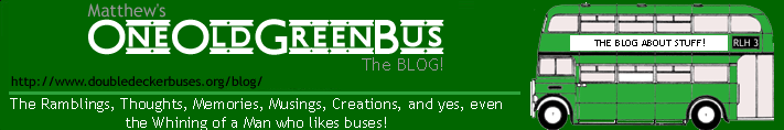 One Old Green Bus blog banner