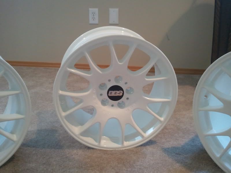 I had these BBS Ch's done in white for my Estroil e36 M3 track Car but never
