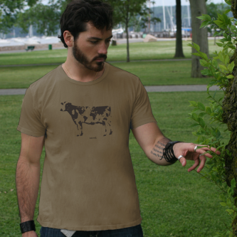 Dishonest Apparels Sacred Cow t-shirt from dishonestees.com