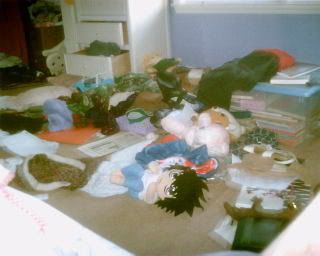 a VERY messy room