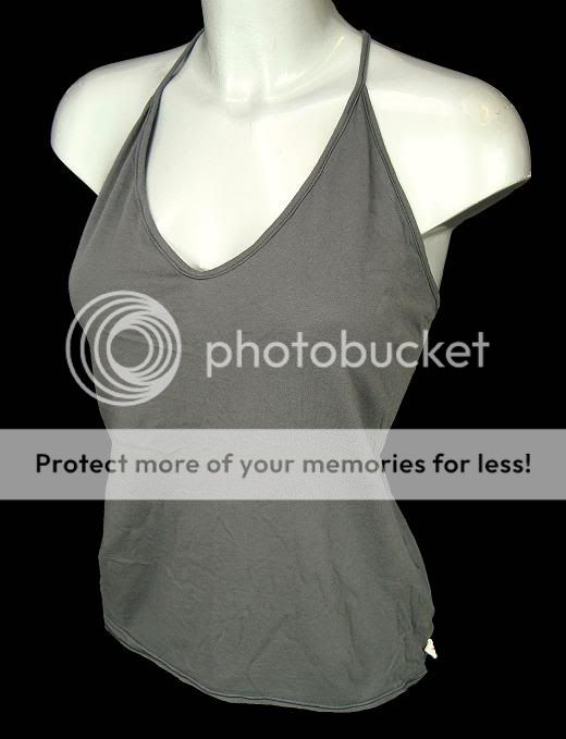 MILLION DOLLAR Grey Split Back Vest Top 8   16  