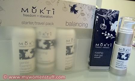 Mukti skincare products