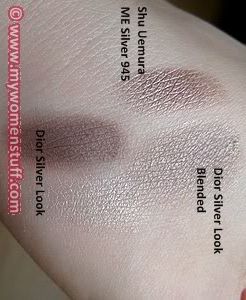 Dior Silver Look Duo Eyeshadow Swatches