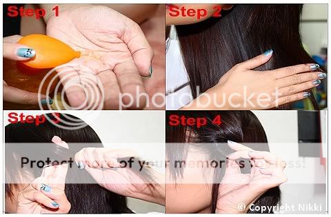 Steps for creasing easy sexy curls