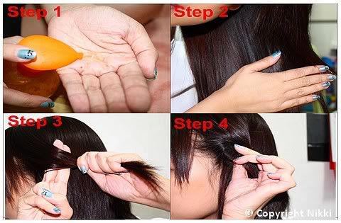 Steps for creasing easy sexy curls