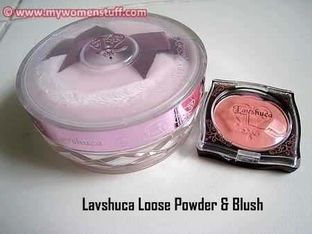 Lavshuca Loose Powder and blush