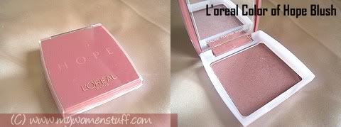 L'oreal Color of Hope blush