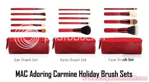 MAC Adoring Carmine Brush Set