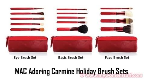 MAC Adoring Carmine Brush Set