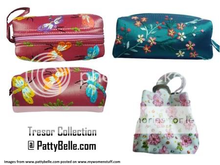 Tresor collection pouches at Patty Belle