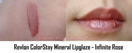 Revlon Mineral Lipglaze swatch