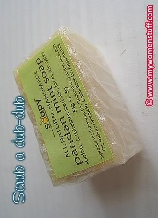 Soapy handmade soap pandan mint