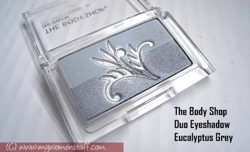 The Body Shop Duo Eyeshadow Eucalyptus Grey