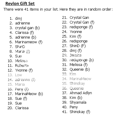 Revlon Gift Set