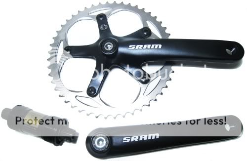 SRAM S100 165mm x 48T Track Fixed Gear Single Speed Bike Crankset Free