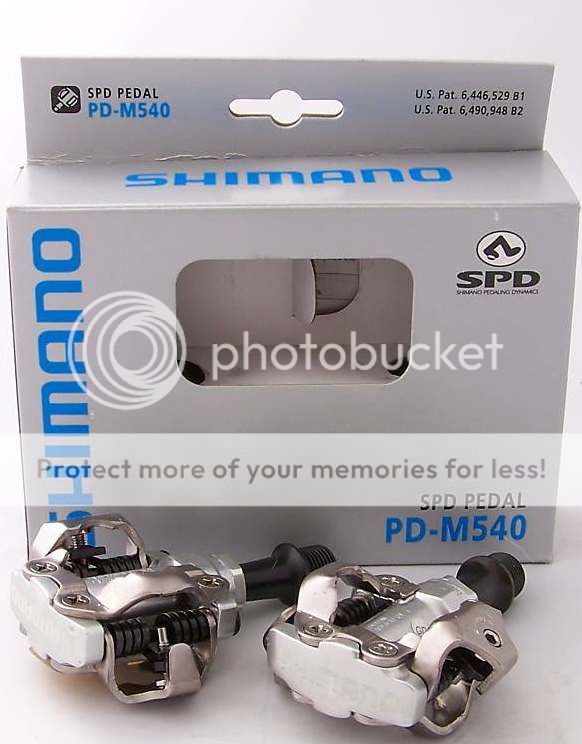 SHIMANO PD M540 SPD MTB HYBRID BIKE PEDALS & CLEATS NEW 689228060487 