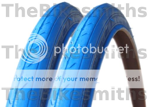 2X CST 700 x 23c All Blue Fixed Gear Track Road Bike Tires New 100PSI Pair 700c