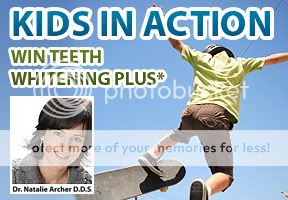 Kids in Action photo contest on Lenzr sponsored by Toronto dentist Dr Natalie Archer