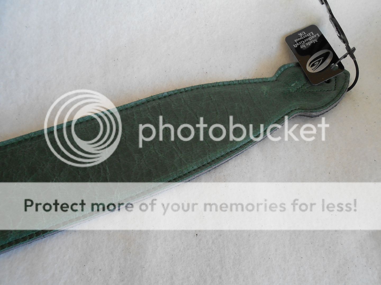 UK MADE ANTIQUE GREEN 2.75 WIDE PADDED REAL LEATHER SOFT ADJUSTABLE